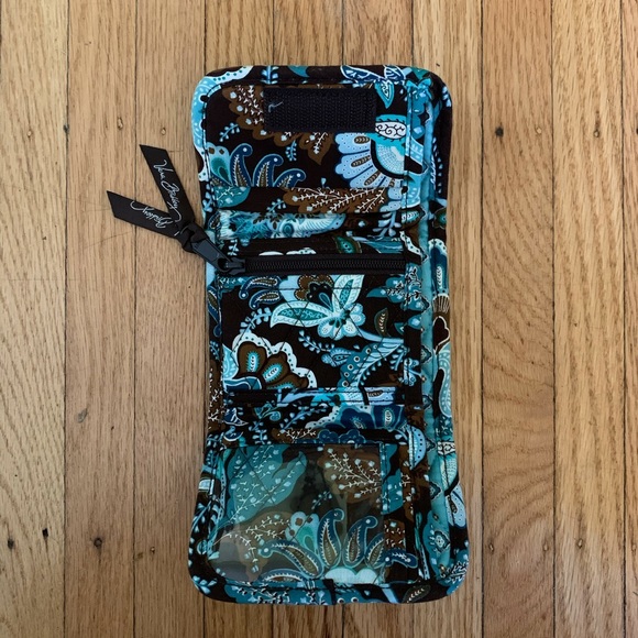 Vera Bradley Blue Paisley Wallet - Picture 2 of 4